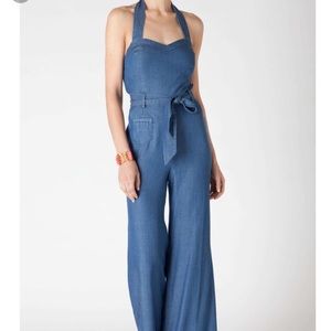 Anthropologie Denim Jumpsuit